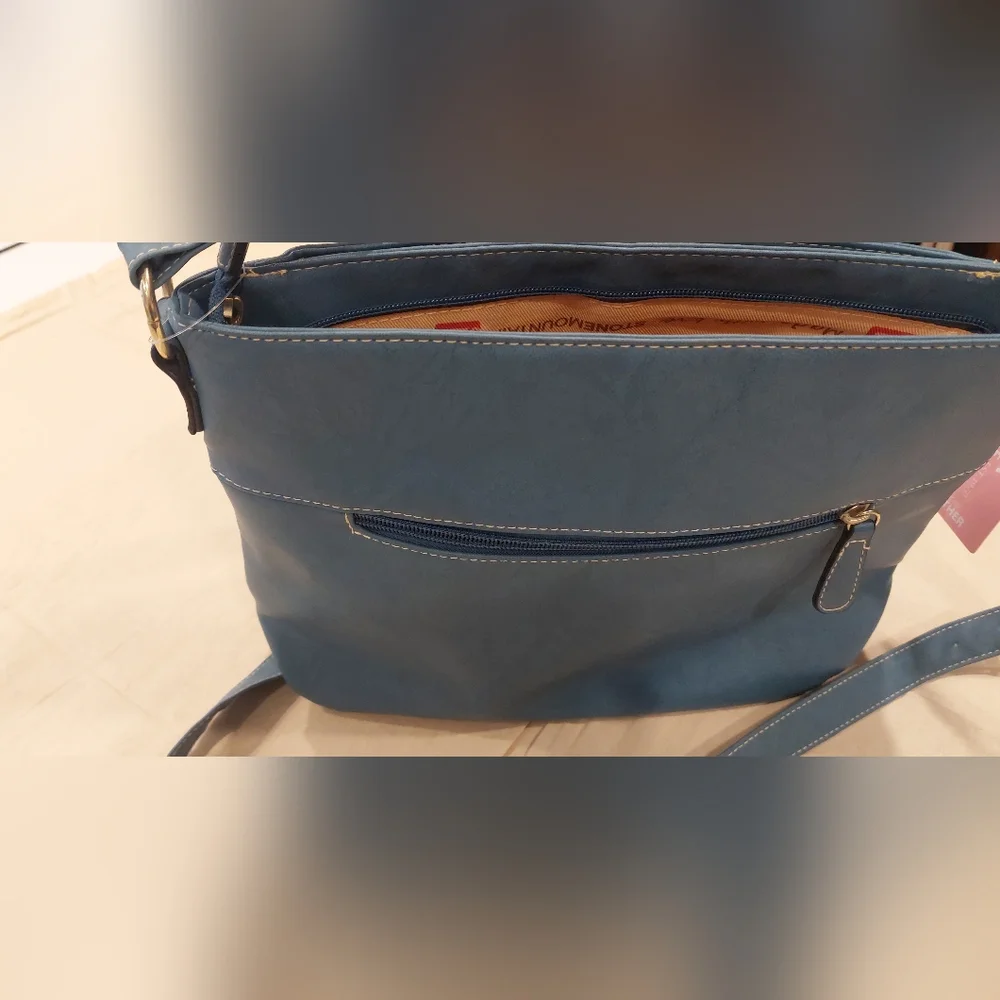 Stone Mountain Accessories Blue Crossbody Bag - Picture 4 of 8